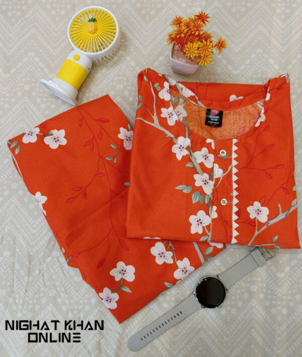 Blossom Orange Two-Piece Suit - Image 7