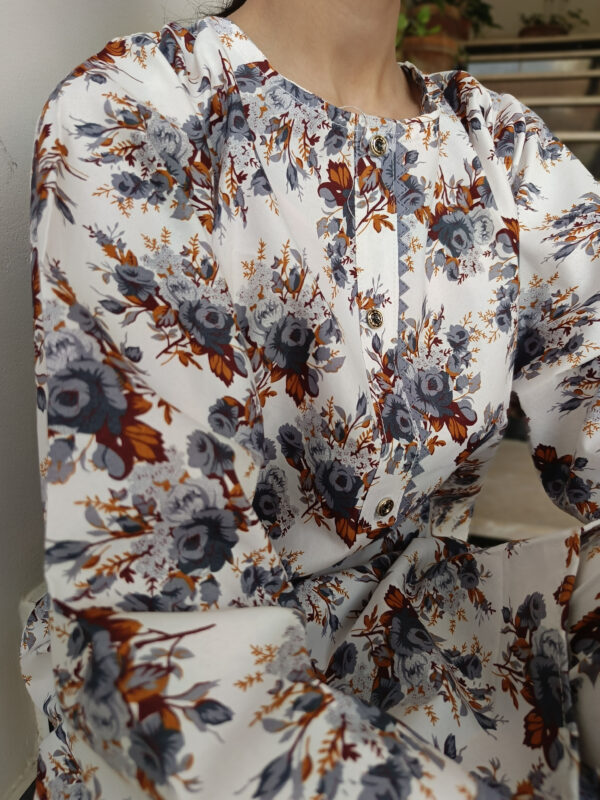 Floral Printed Suit - Image 2