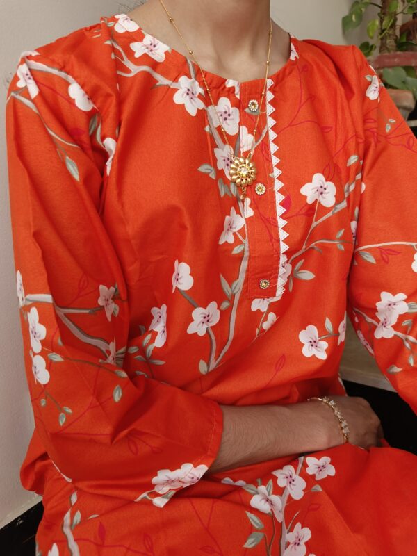 Blossom Orange Two-Piece Suit - Image 3